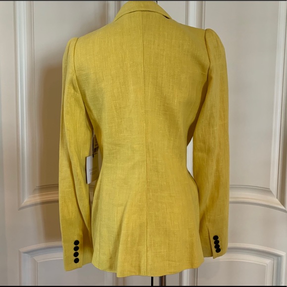 SMYTHE Mildred Linen Blazer, Size 10 - Picture 6 of 12